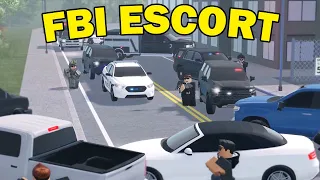 We tried to intercept an FBI ESCORT..! | ERLC Liberty County (Roblox)