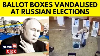 Russian Presidential Election: Ballot Boxes Vandalised On First Day Of Voting | Putin | N18V