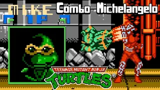 [NES] Teenage Mutant Ninja Turtles: Tournament Fighters Michelangelo gameplay combo