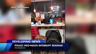 Police Say Neo-Nazi Protestors Interrupt Book Reading