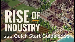 Rise of industry Starting Hints & Tips