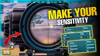 HOW TO MAKE YOUR OWN SENSITIVITY IN BGMI/PUBGM🔥BEST SENSITIVITY FOR ZERO RECOIL TIPS & TRICKS MEW2