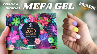 DIY Pastel Gel Manicure! | Spring Colors 💐| MEFA Gel Kit Review