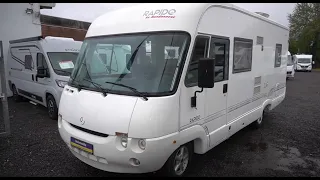 Rapido motorhome Mercedes Sprinter. It is so well preserved after almost 20 years from first hand.