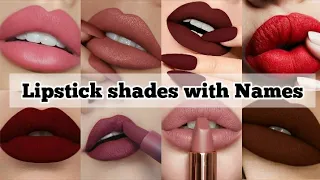 Lipstick shades with Names / Lipstick shades Names/ All Lipstick Shades Name List / Lipstick colors