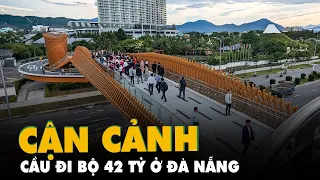 Cận cảnh cầu đi bộ ngắm cảnh đầu tư 42 tỉ đồng ở Đà Nẵng