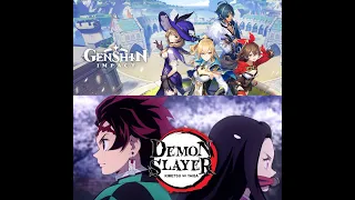 GENSHIN IMPACT X DEMON SLAYER ANIME OPENING