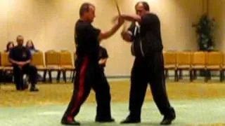 Grand Master Bobby Taboada Demonstrating Stick speed and Power