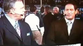 STEVE YOUNG AND MATT MILLEN FIGHT DURING MONDAY NIGHT FOOTBALL