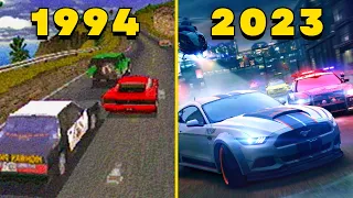 Evolution of Police Chase In Need for Speed 1994-2023