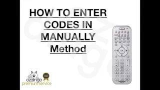 How to setup your universal remote control for tv dvd sat aux amp aircon Chunghop