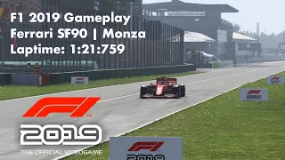 F1 2019 Gameplay | Hotlap at Monza | Ferrrari SF90