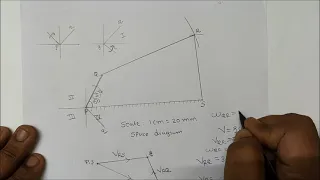 Velocity and Acceleration Diagram of Four Bar Mechanism