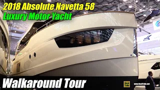 2018 Absolute Navetta 58 Yacht  Walkaround  2018 Boot Dusseldorf Boat Show