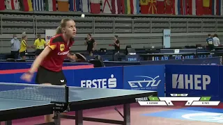 Annett Kaufmann (GER) vs Matilde Pinto (POR) | CGT Grp | 2021 European Youth Championships