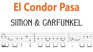 Simon & Garfunkel - El Condor Pasa / Guitar Tab+BackingTrack