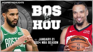 Boston Celtics vs Houston Rockets Full Game Highlights | Jan 21 | 2024 NBA Season