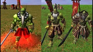 Warcraft III Reforged: Orc Units Comparison (2002 VS 2020)