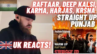 [HYPE UK 🇬🇧 REACTION!] 🇮🇳 Raftaar | Deep Kalsi | Karma | Harjas | Kr$na | Straight Up Punjab