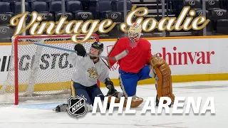 Vintage Goalie at an NHL Arena | Micd Up Goalie VLOG Nashville TN