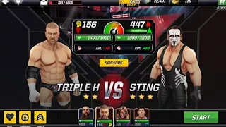 Triple H vs Sting in wwe mayhem