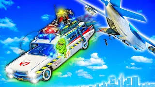 Ghostbusters Car got STOLEN in GTA 5! I made the Thief REGRET IT...