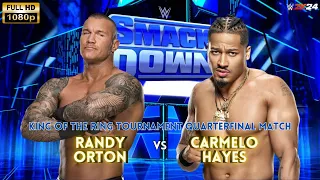 Randy Orton vs Carmelo Hayes - King of the Ring Tournament Quarterfinal Match | WWE2K24 | GameCity
