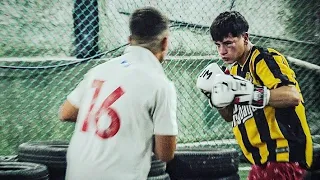 HINCHA DE PEÑAROL VS HINCHA DE NACIONAL 🥊🔥 | BOXEO CALLEJERO