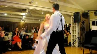 Kati and Elon's hip hop "first dance"