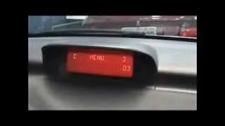 Ajustando data/hora - Peugeot 307