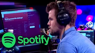 Magnus Carlsen Listens His Rap Song on Spotify While He is Playing Chess in the Tournament