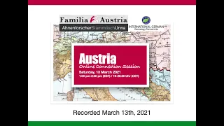 ONLINE AUSTRIA CONNECTION SESSION