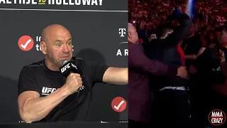 Dana White reacts to Fighter & Fan altercation 'We're probably gonna get sued"
