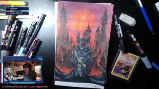 Drawing on Comics-Bloodborne