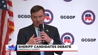 Sheriff Hobart Lewis and primary challenger hold debate in Greenville County