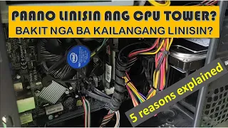 PAANO LINISIN ANG CPU/ TOWER?/ HOW TO CLEAN CPU TOWER?