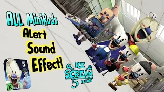 All Mini Rods Alert Sound Effect In Ice Scream 5!