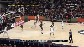 Rytas & Partizan defensive actions