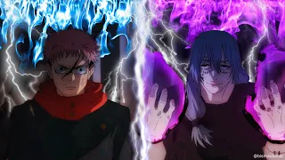 Itadori Vs Mahito Full Fight ( 4 Episodes) [AMV] | Grim Salvo - Black Rainbow | Jujutsu Kaisen S2