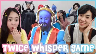 Couple Reacts To: When TWICE Plays The Whisper Game, it's a whole mess (Halloween ed.) Reaction