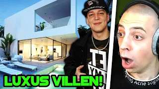 ClashGames REAGIERT auf 7 außergewöhnliche LUXUS VILLEN von bekannten YOUTUBE STARS! 😨 | Reaktion