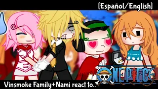 🌻•Vinsmoke Family + Nami react to•🌻 [Español/English]|[4/5]