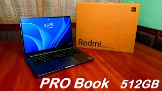 Розпаковка Xiaomi RedmiBook Pro 14 R5/16G/512G/W11 (JYU4399CN) ноутбук огляд