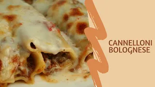 Cannelloni Bolognese | stuffed cannelloni bolognese