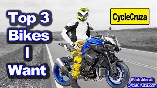 Top 3 Motorcycles I'm Considering Buying | MotoVlog