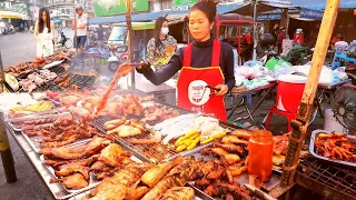 FAMOUS Cambodian Street Food - Delicious Charcoal Grilled Chicken, Pork, Fish, Duck & More