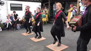 Earlsdon Step Clog dance at The Kings Arms during the Bromyard Folk Festival