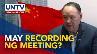 Umano’y recording sa meeting ng Chinese Embassy sa isang AFP official, iligal – SND Teodoro