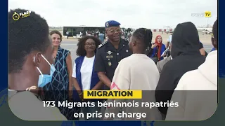 FLASH ACTU : 173 migrants béninois de retour et pris en charge