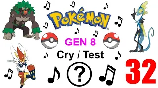 Pokemon cry test / Quiz (GEN 8 edition)